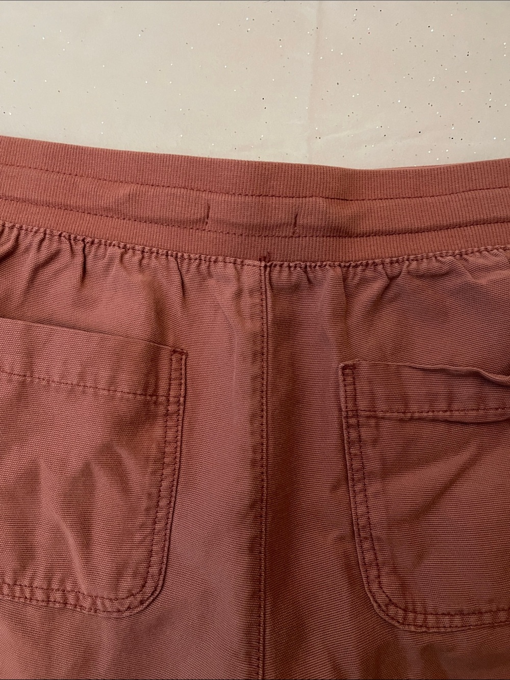Maurices Burnt Sienna Ribbed Waistband shorts - Picture 4 of 6